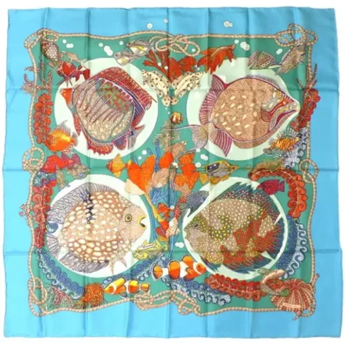 Pre-owned Silk scarves , female, Sizes: ONE SIZE - Hermès Vintage - Modalova