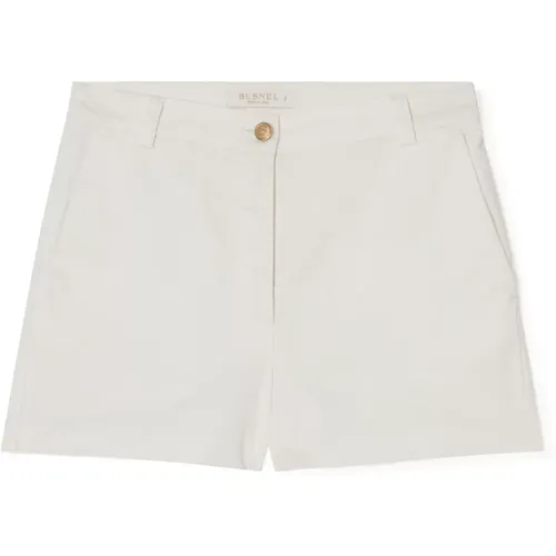 Nila Shorts Ecru , female, Sizes: S, XL, 2XL, XS, L - Busnel - Modalova