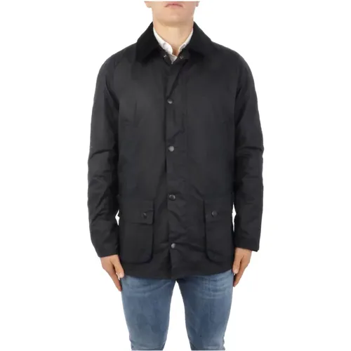 Ny92 Ashby Wax Jacket , male, Sizes: XL, 3XL, S - Barbour - Modalova