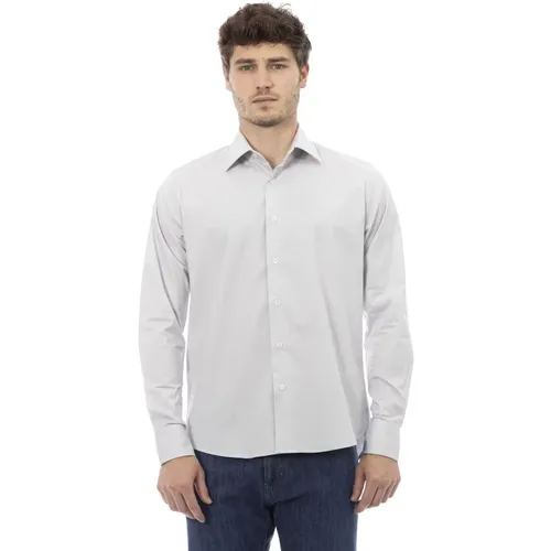 Italienischer Kragenhemd - Regular Fit , Herren, Größe: 2XL - Baldinini - Modalova