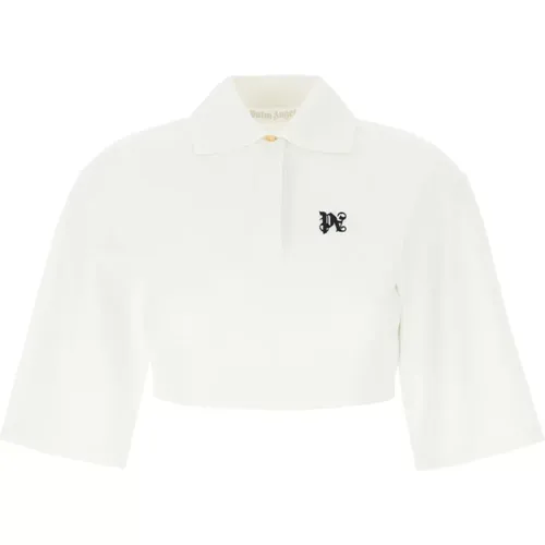 Klassisches Polo Shirt für Männer , Damen, Größe: L - Palm Angels - Modalova