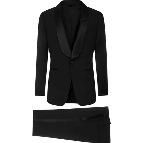Single Breasted Suit Set , male, Sizes: 3XL, XL, L, M - Tom Ford - Modalova