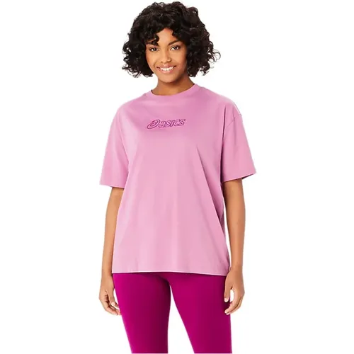 T-Shirt , Damen, Größe: S - ASICS - Modalova