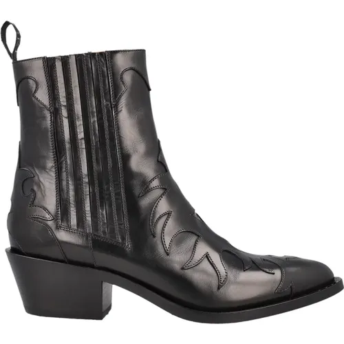 Nero Ankle Boots for Women , female, Sizes: 5 UK, 3 UK, 4 1/2 UK, 4 UK - Sartore - Modalova
