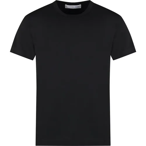 Baumwoll-Crew-Neck T-Shirt , Herren, Größe: M - Comme des Garçons - Modalova