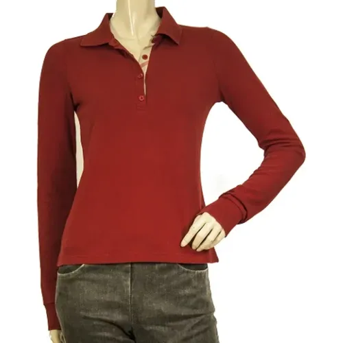 Pre-owned Baumwoll Tops , Damen, Größe: XS - Burberry Vintage - Modalova