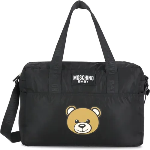 Baby Wickeltasche Zubehör Schwarz - Moschino - Modalova