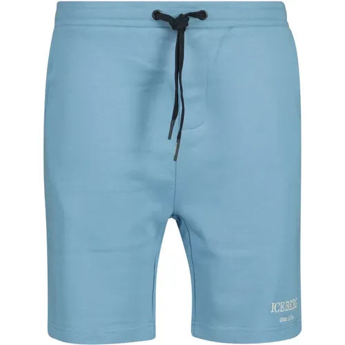 Hellblaue Shorts , Herren, Größe: M - Iceberg - Modalova