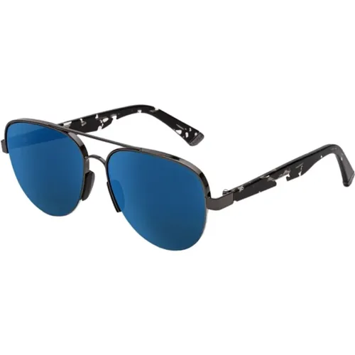 Luftblaue spiegel sonnenbrille , unisex, Größe: ONE Size - Retrosuperfuture - Modalova