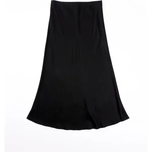 Elegant Satin Skirt for Summer Days , female, Sizes: S - Ottod'Ame - Modalova