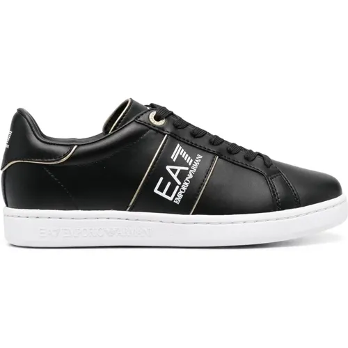 Sneaker , female, Sizes: 2 UK, 5 UK, 3 1/2 UK - Emporio Armani EA7 - Modalova