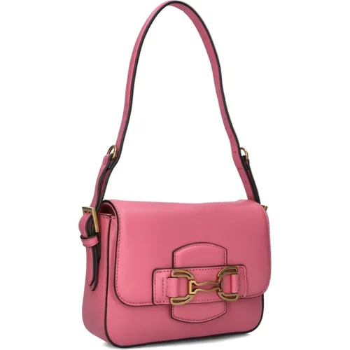 Rosa Leder Schultertasche 951A80Tr - Bibi Lou - Modalova