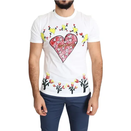 T-Shirts , Herren, Größe: XS - Dolce & Gabbana - Modalova
