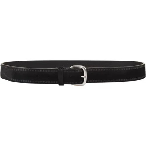 Suede Pointed Belt , male, Sizes: 95 CM, 90 CM, 100 CM - Orciani - Modalova