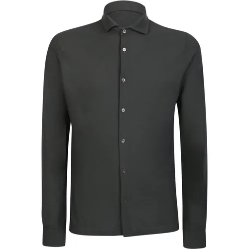 Military Cotton Shirt , male, Sizes: S, XL, 2XL, M - Zanone - Modalova