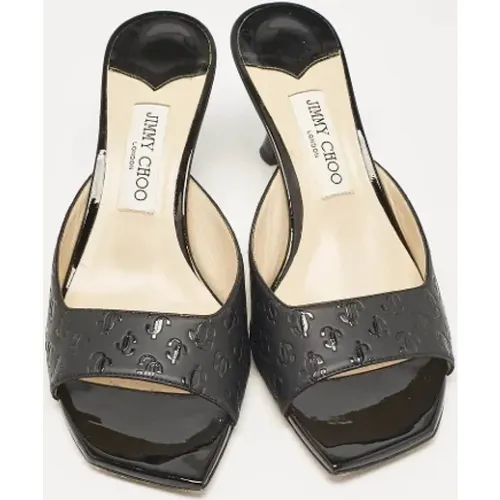 Pre-owned Leather sandals , female, Sizes: 8 UK - Jimmy Choo Pre-owned - Modalova