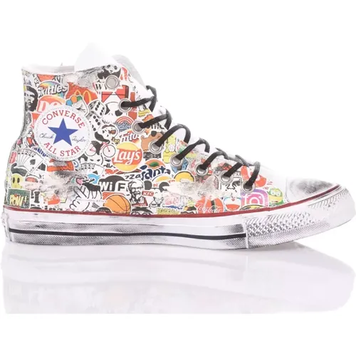 Handmade Multicolour Sneakers , male, Sizes: 1 UK, 3 UK, 4 UK, 10 1/2 UK, 9 UK, 7 UK, 2 UK, 8 1/2 UK, 3 1/2 UK, 5 1/2 UK, 2 1/2 UK, 6 UK, 8 UK, 5 UK - Converse - Modalova