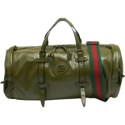Pre-owned Leather travel-bags , male, Sizes: ONE SIZE - Gucci Vintage - Modalova