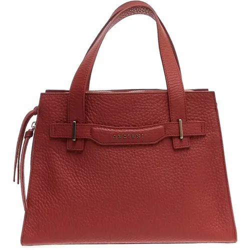Women`s Bags Shoulder Bag Rosso Noos , female, Sizes: ONE SIZE - Orciani - Modalova