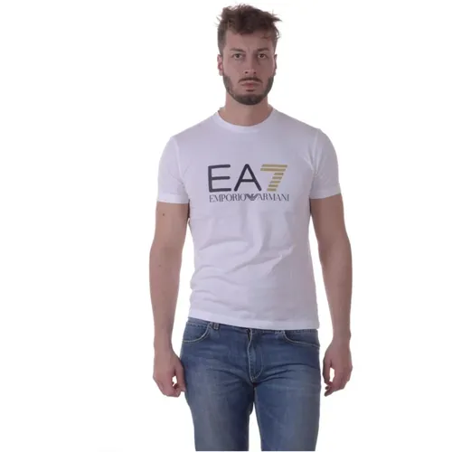 Sweatshirt T-Shirt , Herren, Größe: M - Emporio Armani EA7 - Modalova
