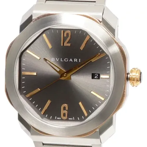 Pre-owned Metal watches , male, Sizes: ONE SIZE - Bvlgari Vintage - Modalova