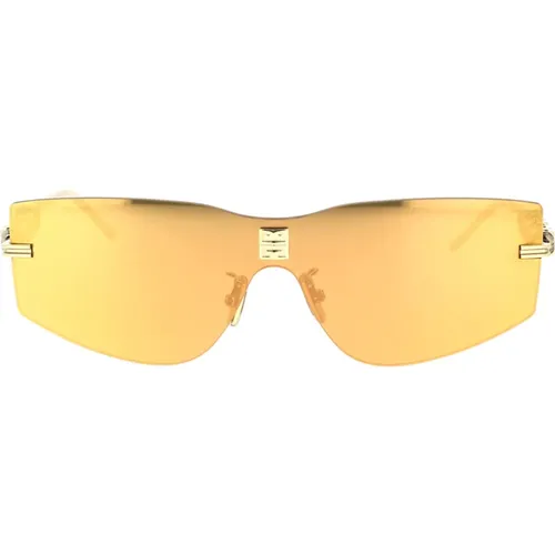 Contemporary 4Gem Sunglasses with Gold Lenses , unisex, Sizes: ONE SIZE - Givenchy - Modalova
