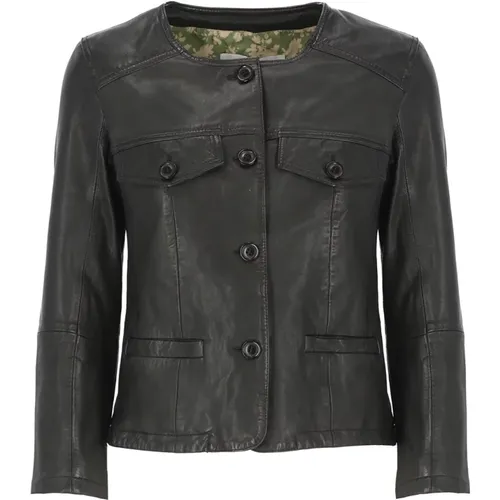 Leather Jacket , female, Sizes: L, S - Bully - Modalova