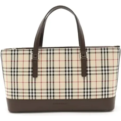 Pre-owned Canvas handbags , female, Sizes: ONE SIZE - Burberry Vintage - Modalova