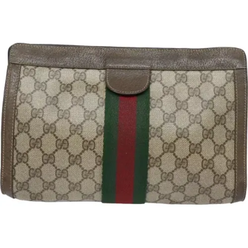 Pre-owned Canvas clutches - Gucci Vintage - Modalova