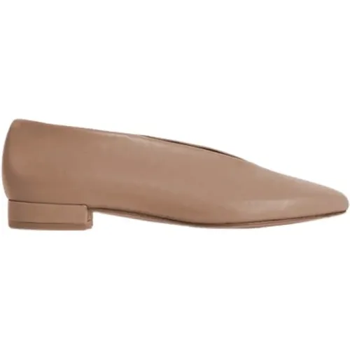 Niedriger Absatz Leder Manoletina Schuh,Flacher Absatz Leder Ballerina Schuh,Niedriger Absatz Lederschuh Pumpe,Flacher Lederballerina mit niedrigem Ab - Malababa - Modalova