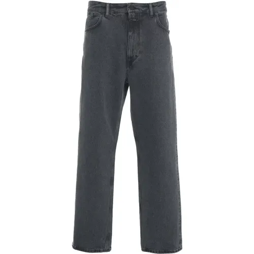 Grey Relaxed Jeans Springdale Style , male, Sizes: W32 - closed - Modalova