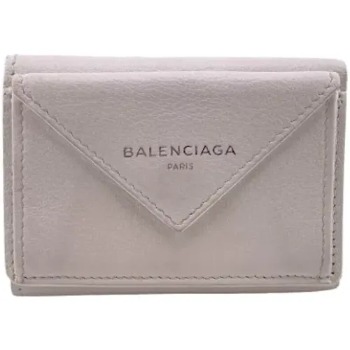 Pre-owned Leather wallets , female, Sizes: ONE SIZE - Balenciaga Vintage - Modalova