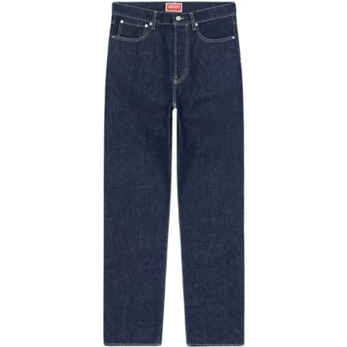Asagao Straight Cut Jeans , Herren, Größe: W34 L32 - Kenzo - Modalova
