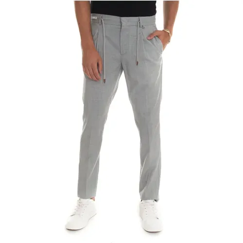 Stretch Chino with Tie Waist , male, Sizes: 3XL, XL - Paoloni - Modalova