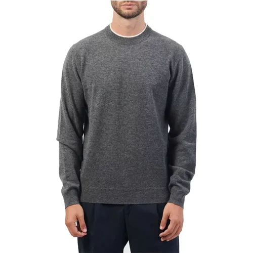 Eleganter Wollpullover Grau , Herren, Größe: 2XL - Hugo Boss - Modalova