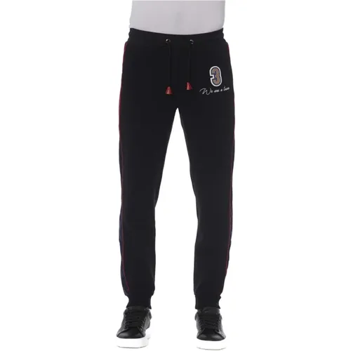 Sporty Pants with Front Print , male, Sizes: M, XL, L, S - Trussardi - Modalova