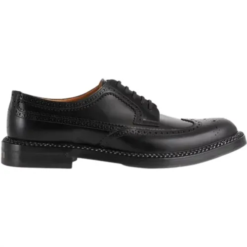Lace-up shoes with brogue details , male, Sizes: 8 UK - Gucci - Modalova
