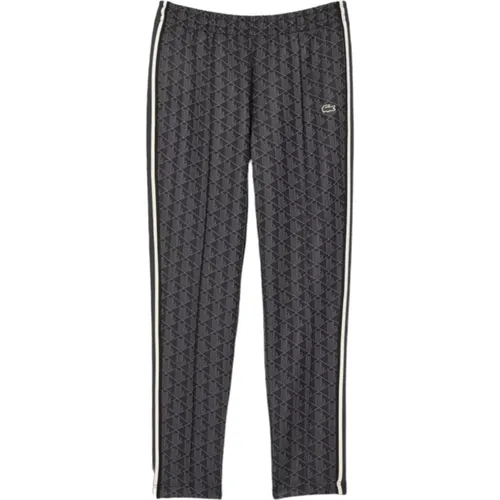 Paris Monogramm Jogginghose Schwarz - Lacoste - Modalova