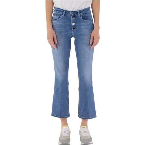 Cropped Jeans , female, Sizes: W27 - Liu Jo - Modalova