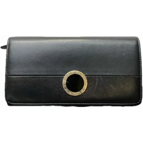 Pre-owned Leather wallets , female, Sizes: ONE SIZE - Bvlgari Vintage - Modalova