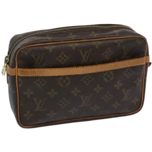 Pre-owned Canvas clutches , female, Sizes: ONE SIZE - Louis Vuitton Vintage - Modalova