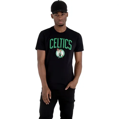 T - Shirt Logo Boston Celtics , Herren, Größe: S - new era - Modalova