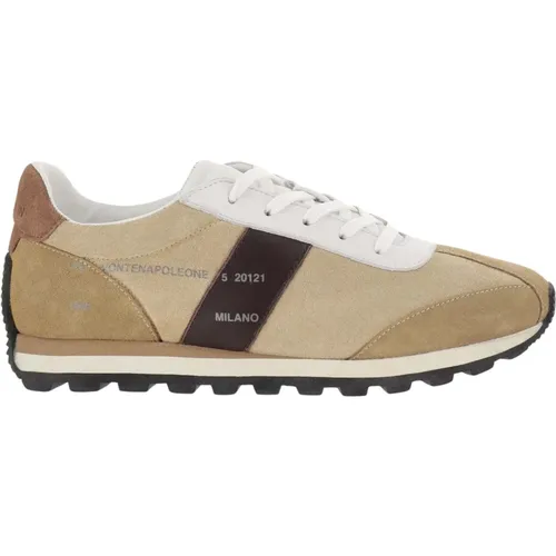 Suede Sneakers with Leather Inserts , female, Sizes: 3 1/2 UK, 3 UK, 4 UK - Hogan - Modalova