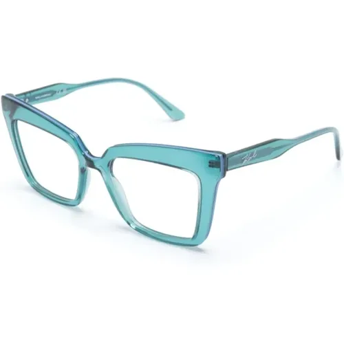 Graue Optische Brille Stilvoll und vielseitig , Damen, Größe: 51 MM - Karl Lagerfeld - Modalova