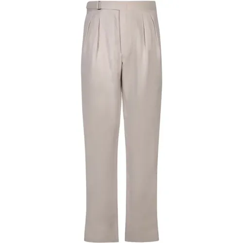 Linen Silk Trousers Ss24 , male, Sizes: S, XL - Canali - Modalova