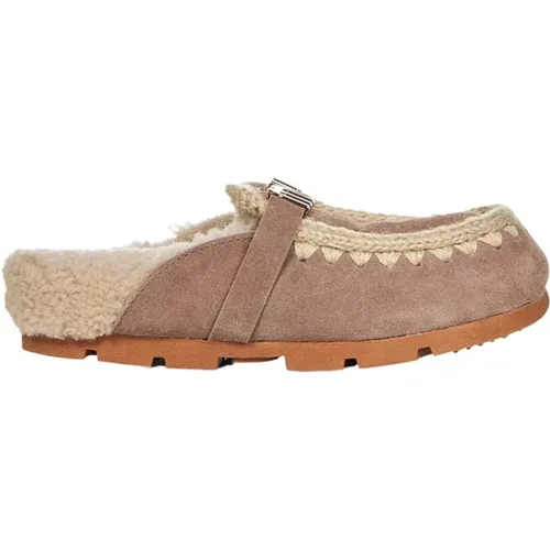 Sandals with Sheepskin Lining , female, Sizes: 8 UK, 7 UK, 6 UK, 4 UK, 5 UK, 3 UK - Mou - Modalova