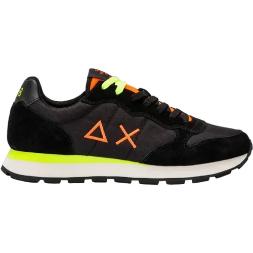 Fluoreszierende Nylon Sneakers , Herren, Größe: 42 EU - Sun68 - Modalova