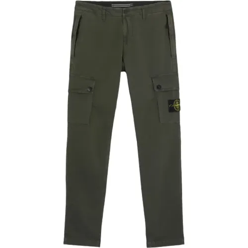 Slim Fit Cargo Pants , male, Sizes: W36, W31, W30, W34 - Stone Island - Modalova