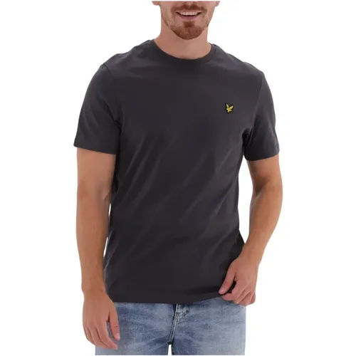 Herren Polo & T-Shirts Einfaches T-Shirt , Herren, Größe: S - Lyle & Scott - Modalova