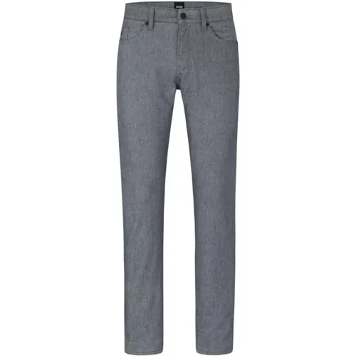 Graue Slim Fit Jeans , Herren, Größe: W33 - Hugo Boss - Modalova